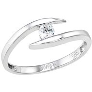 EVOLUTION GROUP 85010.1 White Gold with Diamonds (Au585/1000, 1.22g), size 57 - Ring