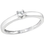 EVOLUTION GROUP 85012.1 White Gold with Diamonds (Au585/1000, 1.16g), size 49 - Ring