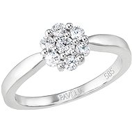 EVOLUTION GROUP 85016.1 White Gold with Diamonds (Au585/1000, 1.66g), size 46 - Ring