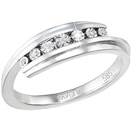 EVOLUTION GROUP 85018.1 White Gold with Diamonds (Au585/1000, 2.36g), size 49 - Ring