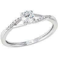 EVOLUTION GROUP 85023.1 White Gold with Diamonds (Au585/1000, 1.00g), size 50 - Ring