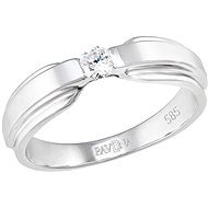 EVOLUTION GROUP 85029.1 White Gold with Diamonds (Au585/1000, 2,52g), size 47 - Ring