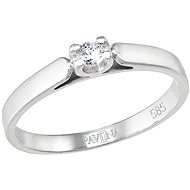 EVOLUTION GROUP 85002.1 White Gold with Diamonds (Au585/1000, 1.20g), size 47 - Ring