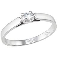 EVOLUTION GROUP 85002.1 White Gold with Diamonds (Au585/1000, 1.25g), size 51 - Ring