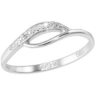 EVOLUTION GROUP 85003.1 White Gold with Diamonds (Au585/1000, 0.90g), size 56 - Ring