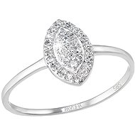 EVOLUTION GROUP 85004.1 White Gold with Diamonds (Au585/1000, 0.77g), size 48 - Ring