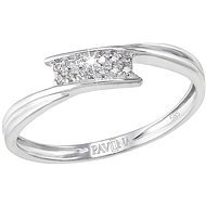 EVOLUTION GROUP 85005.1 White Gold with Diamonds (Au585/1000, 0.92g), size 46 - Ring