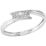 EVOLUTION GROUP 85005.1 White Gold with Diamonds (Au585/1000, 1.00g), size 48 - Ring