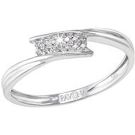 EVOLUTION GROUP 85005.1 White Gold with Diamonds (Au585/1000, 1.14g), size 58 - Ring