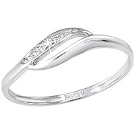 EVOLUTION GROUP 85006.1 White Gold with Diamonds (Au585/1000, 0.66g), size 55 - Ring
