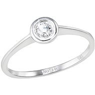 EVOLUTION GROUP 85007.1 White Gold with Diamonds (Au585/1000, 1.04g), size 54 - Ring