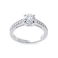SWAROVSKI Attract Round 5032920, size 52 - Ring