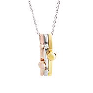 JSB Bijoux Three Piece Half Creole in Different Colours 61300866 - Necklace
