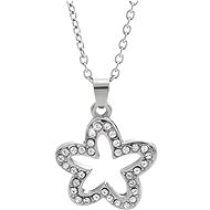 JSB Bijoux Flower with Clear Swarovski Stones 61300964cr - Necklace