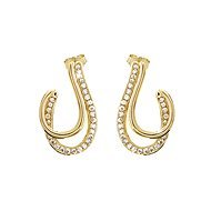 JSB Bijoux Waves with Gold Swarovski Crystals Gold-plated 61400868g - Earrings
