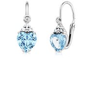 DOLCZE Little Blue Heart 100102 (Au 585/1000, 1,20g) - Earrings