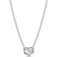 PANDORA Glittering heart with infinity 392666C01-50 (Ag 925/1000, 4,4 g) - Necklace