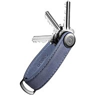 ORBITKEY Key Organiser 2.0 Crazy Horse Seasonal Colours - Steel Grey - Keychain