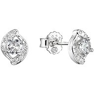 EVOLUTION GROUP 11421.1 crystal zircon (AG 925/1000, 1 g) - Earrings
