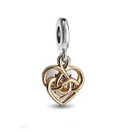 PANDORA Moments 763237C01 Double Pendant with lab-created diamond "Mama" (Ag925/1000, 2.69g) - Charm