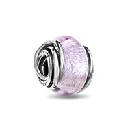 PANDORA Moments 793241C00 Pink Murano Glass in Rings (Ag925/1000, 3.8g) - Bead (Charm)