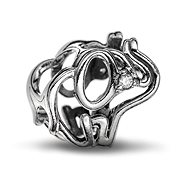 PANDORA Moments 793345C01 Perforated Elephant (Ag925/1000, 1.04g) - Bead (Charm)