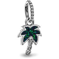 PANDORA Moments 793352C01 Opalescent Green Palm Tree Charm (Ag925/1000, 1.29g) - Charm