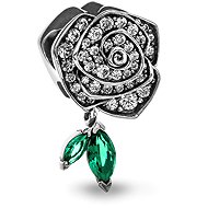 PANDORA Moments 793201C01 Sparkling Blooming Rose (Ag925/1000, 3.9g) - Charm
