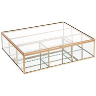 ATMOSPHERA Large glass jewellery box Mood gold - Jewellery Box