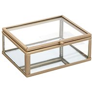 ATMOSPHERA Small glass jewellery box Mood gold - Jewellery Box