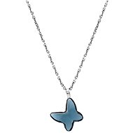 VICTORIA CRUZ Fantasy Butterfly Necklace Blue (Ag 925/1000, 2,048 g) - Necklace