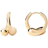 PDPAOLA Gold plated earrings Loop Hoops AR01-C85-U (Ag 925/1000, 6,65 g) - Earrings