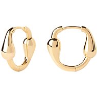 PDPAOLA Gold plated earrings Cycle Hoops AR01-C83-U (Ag 925/1000, 4,04 g) - Earrings