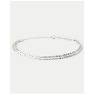 PDPAOLA Silver Double Sparkle Bracelet PU02-802-U (Ag 925/1000, 4,2 g) - Bracelet