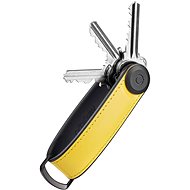 ORBITKEY Key Organizer Leather 2.0 - Solar Yellow - Keychain