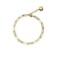 FURIOSA Paperclip Vibe bracelet gold - Bracelet