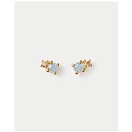 PDPAOLA Gold plated earrings Fog Stud AR01-C68-U (Ag 925/1000, 0,96 g) - Earrings