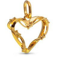 PANDORA ME 762526C00 Wire Heart Pendant - Charm