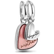 PANDORA 793766C01 Detachable "Mother and Daughter" Pendant (Ag925/1000, 2.2g) - Charm