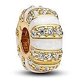 PANDORA 763785C01 Clip Charm Stone and Enamel (Ag925/1000, 1.4g) - Bead (Charm)