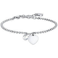 LUCA BARRA Tennis bracelet with purple crystals - Bracelet