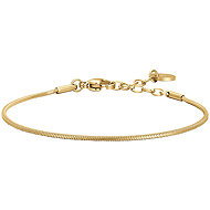 LUCA BARRA IP gold steel ankle bracelet - Bracelet