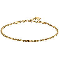LUCA BARRA IP gold steel ankle bracelet - Bracelet