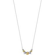LUCA BARRA Necklace made of steel and golden steel IP - Necklace