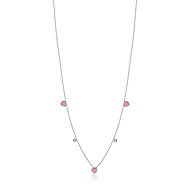 LUCA BARRA Steel necklace with heart for girls - Necklace