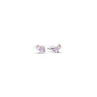 LUCA BARRA Girls steel earrings with unicorns - Earrings
