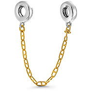 PANDORA 763904C00 Long Safety Chain (Ag925/1000, 3.8g) - Bracelet