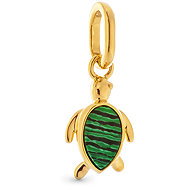 PANDORA 763823C01 Mini Pendant Green Turtle (Ag925/1000, 0.7g) - Charm