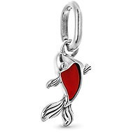 PANDORA 793863C01 Mini Koi Carp Pendant from red Murano glass (Ag925/1000, 0.8g) - Charm