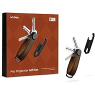 ORBITKEY Key Organiser Crazy Horse + Multitool V2 Set - Oak Brown - Keychain